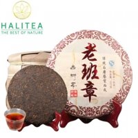 Trà Phổ Nhĩ Chín Lão Ban Chương Cây Cổ Thụ Bánh 357gr