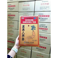 Trà Sâm Korean Ginseng Tea Hàn Quốc Hộp 100 Gói x 3gr