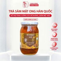 Trà Sâm Mật Ong Hàn Quốc Bio Apgold Korean Honey Ginseng Tea Tăng Cường Sức Đề Kháng lọ 580g