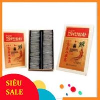 Trà Sâm OKINSAM Hàn Quốc hộp gỗ 100 gói - 3g (Korean Ginseng Tea Gold)