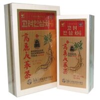 Trà Sâm OKINSAM Hàn Quốc hộp gỗ 100 gói * 3g (Korean Ginseng Tea Gold)