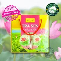 Trà Sen Mộc Châu hộp 500g - Trà xanh ướp hương sen - Trà Mộc Châu Đặc Sản