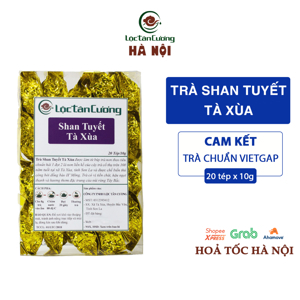 Trà Shan Tuyết cổ thụ Tà Xùa Lộc Tân Cương hộp 20 tép x 10g