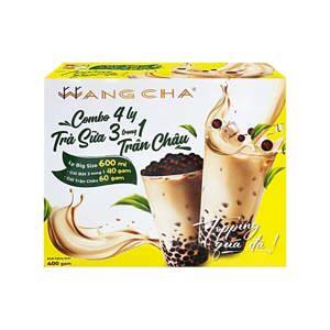 Trà sữa 3 in 1 Wangcha hộp 400g