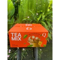 Trà sữa hòa tan tea mix trần quang NUAN uống liền thùng 10kg 21 bịch x (24 gói x 20g)