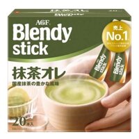 Trà Sữa Matcha Blendy Stick Nhật Bản 20 Gói - Hàng Nhật nội địa