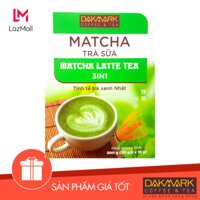 Trà Sữa Matcha DakMark (20Gói x 15g)-3in1 vị ngọt thanh nhẹ hậu vị trà xanh tươi không béo dễ pha chế không tạp chất làm từ lá trà xanh nguyên chất nhập khẩu 100% Nhật LazadaMall