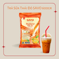 Trà Sữa Thái Đỏ Savo 600g - Bột pha sẵn dùng ngay