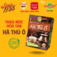 Trà Sữa Thảo Mộc Hà Thủ Ô Hùng Phát Hộp 375g (15 gói 25g) Bổ Máu & Đen Tóc