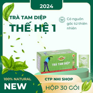Trà Tam Diệp Thế Hệ 2 Hùng Phát hộp 30 gói x 2 g