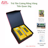 Trà Tân Cương Rồng Vàng Tiến Quan 1kg- Trà Thái Nguyên cao cấp- Hộp quà biếu sang trọng