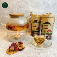 Trà Táo Đỏ Sấy Khô Giàu Dinh Dưỡng, Bổ Sung Khí Huyết Lọ 100g Hạnh Đức Healthy