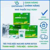 Trà Thải Độc Nucare Super Detox - Thanh Nhiệt, Thải Độc, Thải Mỡ