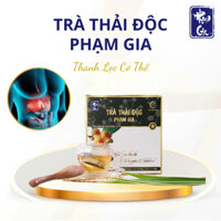 Trà Thải Độc Phạm Gia Giúp Thanh Lọc Cơ Thể, Giảm Mỡ Máu, Cải Thiện Giấc Ngủ (40 Gói/Hộp)