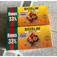 trà thải độc tiêu mỡ Bảo Tú Lệ BIOSLIM chín hãng hộp 40 gối