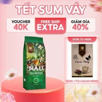 Trà thanh lọc cơ thể detox Nâu tea - Túi 20 gói x 20g The Bitter Cacao
