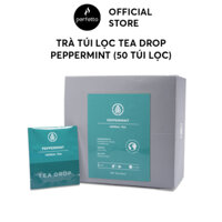 Trà thảo mộc bạc hà nguyên chất Tea Drop Peppermint (50 túi lọc)