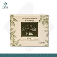 Trà Thảo Mộc Hoa Sâm Đất Plus chính hãng date mới nhất