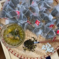 Trà thảo mộc, Trà ô long Quế Hoa 15 túi lọc Bách Gia Trà, trà dưỡng nhan đẹp da, hỗ trợ giảm cân dạng túi lọc