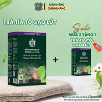 Trà Tía Tô Gạo Lứt Đậu Đen Mohodo Giúp Đẹp Da Ngủ Ngon Thanh Nhiệt Detox Giảm Cân Hộp 100G