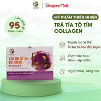 Trà Tía Tô Tím Collagen Túi Lọc Mờ Nám Đẹp da Om Sapa 105g