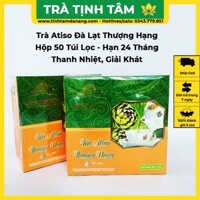 Trà túi lọc Atiso Đà Lạt Thượng Hạng, Combo 2 hộp 100 túi lọc hỗ trợ thanh nhiệt giải độc