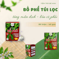 Trà Túi Lọc Bổ Phế Với Các Thành Phần Thiên Nhiên Mát Phổi, Dịu Cổ Họng, Bổ Phế, Trừ Ho, Tiêu Đàm | Tiệm Trà Bé Anh
