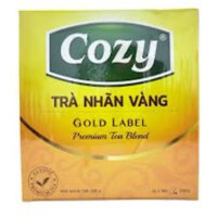 Trà túi lọc Cozy nhãn vàng hộp lớn 100 túi