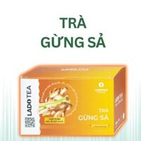 Trà Túi Lọc Gừng Sả Ladophar Hộp 20 Túi Lọc