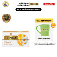 Trà Túi Lọc Hoa Cúc Twinings Pure Camomile - Hộp 25 Gói 1G
