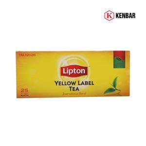 Trà túi lọc nhãn vàng Lipton hộp 50g