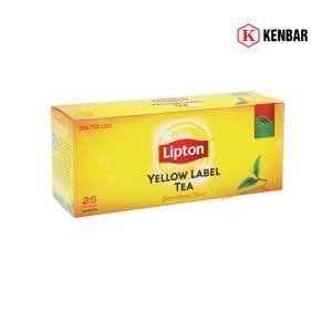 Trà túi lọc nhãn vàng Lipton hộp 50g
