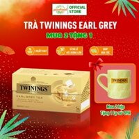 Trà túi lọc Twinings of London Earl Grey Tea hộp 25 Gói | trà đen bá tước - Pico Food