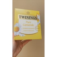 trà twinings pure camomile tea vị hoa cúc hộp 80 gói