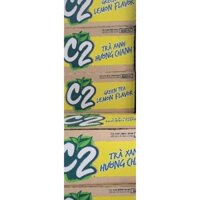 TRÀ XANH C2 455ML CỦA URC HƯƠNG CHANH VÀ ĐÀO