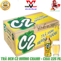 Trà Xanh C2 Hương Chanh Thùng 24 Chai 225Ml