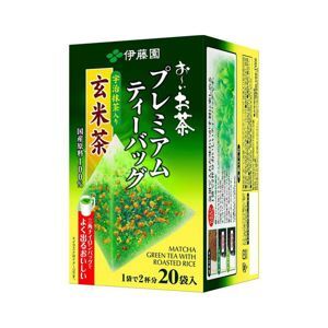 Trà xanh gạo lứt Itoen - 20 gói