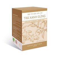 Trà Xanh Gừng Hữu Cơ Fito 20 Túi Lọc