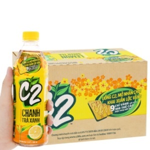 Trà xanh hương chanh C2 thùng 24 chai x 360ml