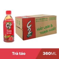 Trà xanh hương táo C2 chai 360ml