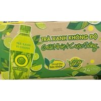 Trà Xanh Không Độ Thùng 24 Chai