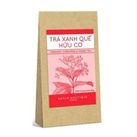 Trà xanh quế thô hữu cơ, 50gr  (Organic Raw Cinnamon & Green Tea Leaf,  50gr)