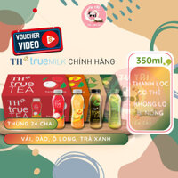 Trà Xanh TH TRUE TEA vị trà xanh/ ô long thùng 24chai/350ml