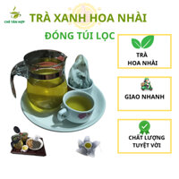Trà xanh ướp hoa nhài,trà xanh hoa nhài(set 1 túi 50 gói)
