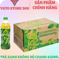 Trà xanh vị chanh KHÔNG ĐỘ NUMBER 1 chai 455ml