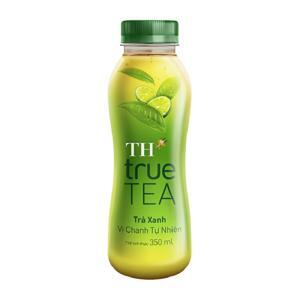 Trà xanh vị chanh tự nhiên TH True Tea chai 350ml