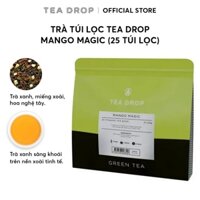 Trà xanh xoài hoa nghệ tây Tea Drop Mango Magic (25 túi lọc)
