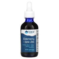 Trace Minerals Elderberry + Ionic Zinc 59 ml bổ sung khoáng chất từ quả cơm cháy & kẽm ion