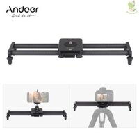 Track Slider Andoer 40cm / 15inch Sợi Carbon Camera Track Thanh Trượt Video Ổn Định Đường Sắt Với Đầu Bóng Mini Kẹp Điện Thoại Cho Máy Ảnh DSLR Máy Quay Phim DV Photogr Came-211