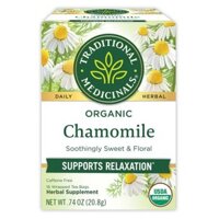 Traditional Medicinals, Organic Chamomile Supports Relaxatoin , 16 Wrapped Tea Bags